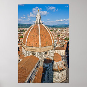 Dom Basiliek van Santa Maria del Fiore - Florence Poster