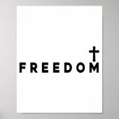 Dom Christian Cross Patriotic Poster (Voorkant)