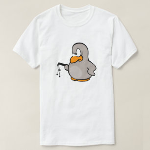 Dom de Pinguïn met ranselt Personaliseerbare T-shirt