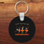 Dom Democracy Truth Skeleton Dancing Halloween  Sleutelhanger (Voorkant)