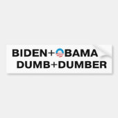 Dom - Dumber Bumpersticker (Voorkant)