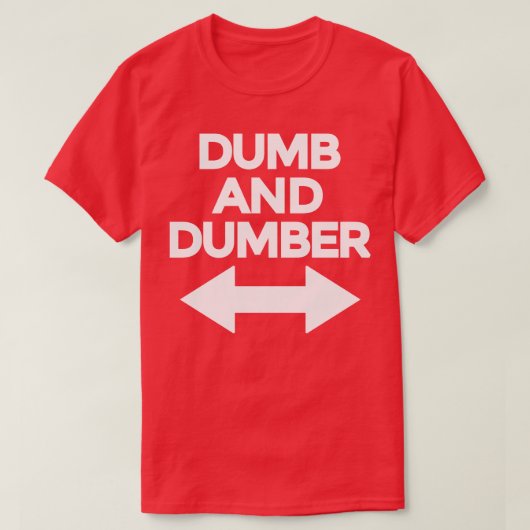 Dom en dommer 2 t-shirt (Design voorkant)