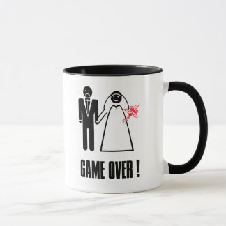 Dom Foto Game over! mok beker voor Bride en Groom