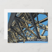 Dom Luis Bridge in Porto. Portugal Briefkaart (Voorkant / Achterkant)