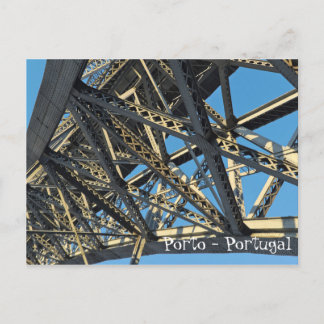 Dom Luis-brug in Porto. Portugal Briefkaart