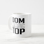Dom masc top koffiemok (Voorkant links)
