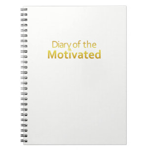 DoM - Notebook of the Motivated (White) Notitieboek