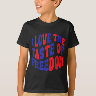 Dom smaakt goed Leuk Stel Passend 4 juli T-shirt