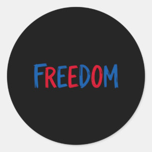 Dom smaakt goed - Overeenkomstig vier juli koppel Ronde Sticker