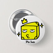 Dom Som, Kaas Ronde Button 5,7 Cm (Voorkant /achterkant)