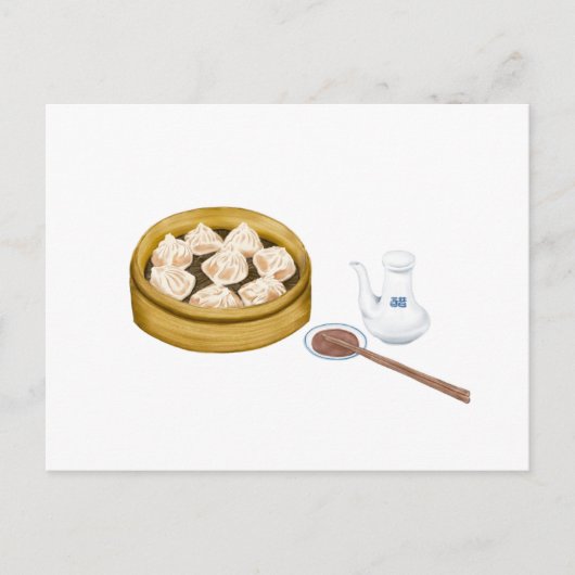 Dom Som | XiaoLongBao | 小 笼 包 Briefkaart (Voorkant)