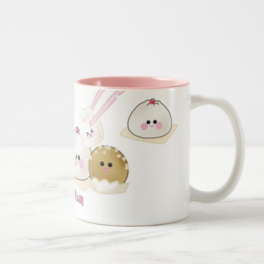 Dom Sum Cup!!! Tweekleurige Koffiemok (Rechts)