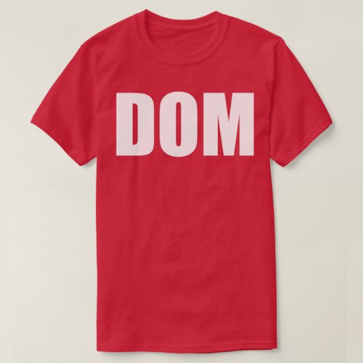 DOM T-SHIRT (Design voorkant)