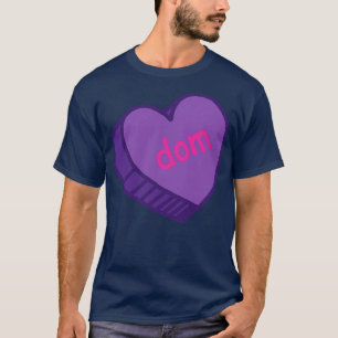 Dom Valentijnsdag Snoep Hart T-shirt