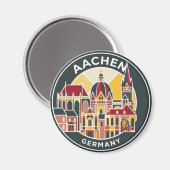 Dom van Aken Duitsland Magneet (Voorkant / Achterkant)