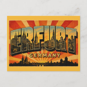 Dom van Erfurt Duitsland Briefkaart