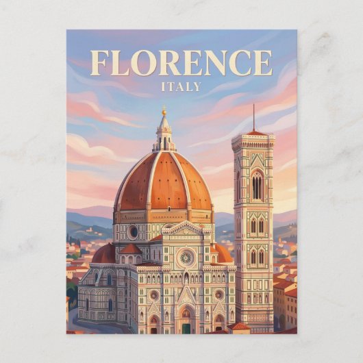 Dom van Florence Italië Briefkaart (Voorkant)