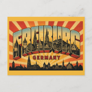 Dom van Freiburg Duitsland Briefkaart