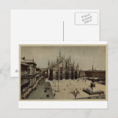 Dom van het Paleis van Milaan Briefkaart (Voorkant / Achterkant)