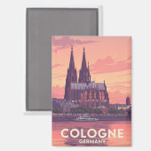  Dom van Keulen Duitsland Reizen Magneet (Voorkant / Achterkant)