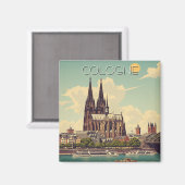  Dom van Keulen Duitsland Reizen Magneet (Voorkant / Achterkant)