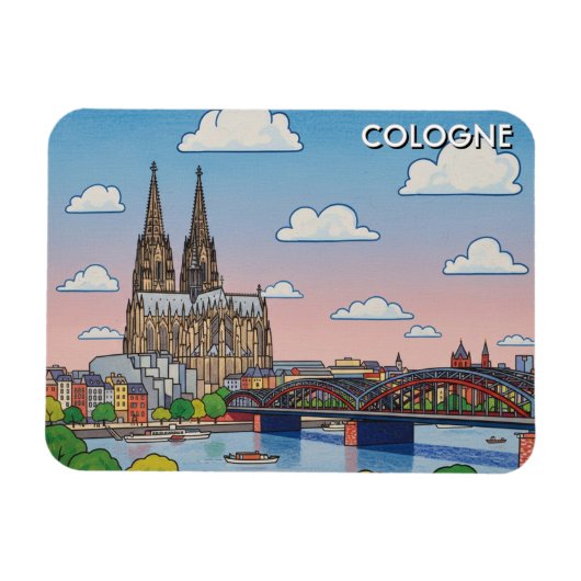 Dom van Keulen Duitsland Reizen Magneet (Horizontaal)