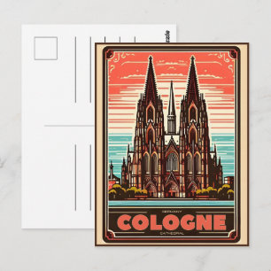 Dom van Keulen, Keulen Duitsland vakantie Briefkaart