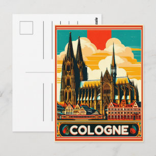 Dom van Keulen, Keulen Duitsland vakantie Briefkaart