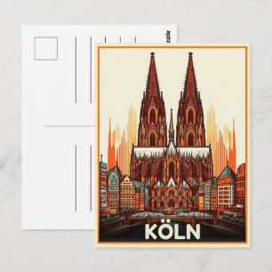 Dom van Keulen, Keulen Duitsland vakantie Briefkaart