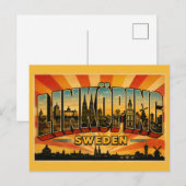 Dom van Linköping Zweden Briefkaart (Voorkant / Achterkant)