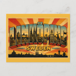 Dom van Linköping Zweden Briefkaart