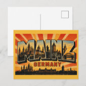 Dom van Mainz Duitsland Briefkaart (Voorkant / Achterkant)