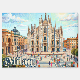 Dom van Milaan Italië Magneet