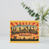 Dom van Münster Duitsland Briefkaart (Staand voorkant)