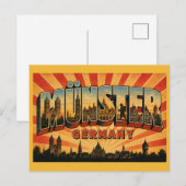 Dom van Münster Duitsland Briefkaart (Voorkant / Achterkant)