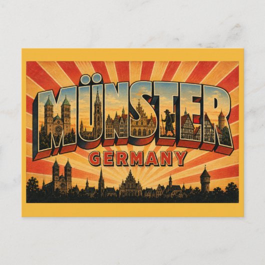 Dom van Münster Duitsland Briefkaart (Voorkant)