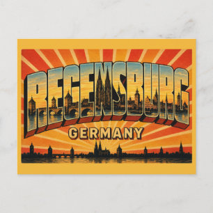 Dom van Regensburg, Duitsland Briefkaart