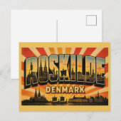 Dom van Roskilde Denemarken Briefkaart (Voorkant / Achterkant)