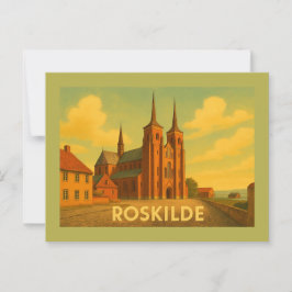 Dom van Roskilde Denemarken Briefkaart