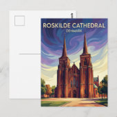 Dom van Roskilde Denemarken Briefkaart (Voorkant / Achterkant)