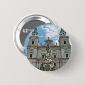 Dom van Salzburg Ronde Button 5,7 Cm (Voorkant /achterkant)