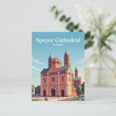 Dom van Speyer Duitsland Briefkaart (Staand voorkant)
