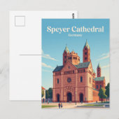 Dom van Speyer Duitsland Briefkaart (Voorkant / Achterkant)