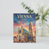 Dom van St. Stefan Oostenrijk Briefkaart (Staand voorkant)