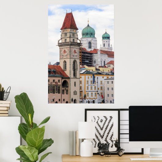 Dom van St. Stephan Poster (Thuiskantoor)