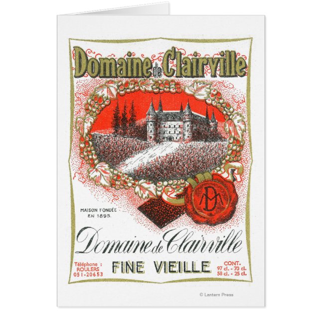 Domaine De Clairville Wine LabelEurope (Voorkant)