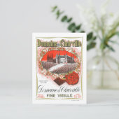 Domaine De Clairville Wine LabelEurope Briefkaart (Staand voorkant)