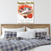 Domaine De Clairville Wine LabelEurope Canvas Afdruk (Insitu (Slaapkamer))