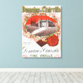 Domaine De Clairville Wine LabelEurope Canvas Afdruk (Insitu (Houten vloer))