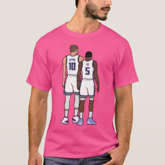Domantas Sabonis en De'Aaron Fox terug T-shirt